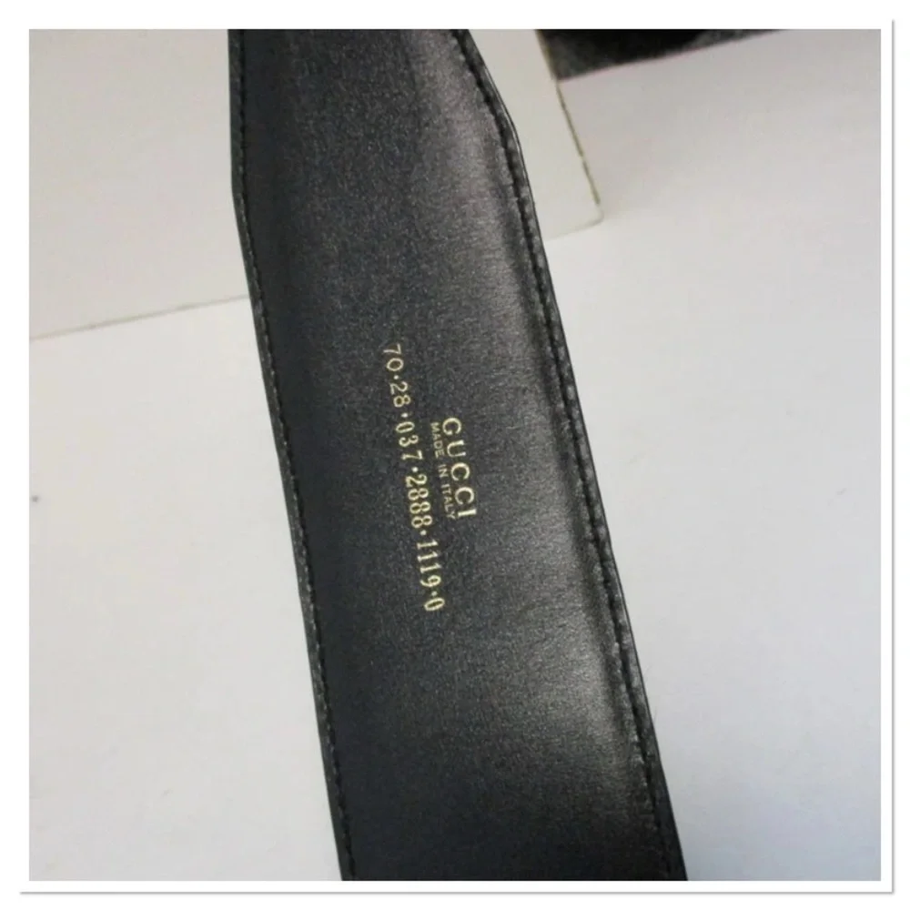 Gucci Pony Hair Large Logo Belt size XS - Picture 11 of 11
